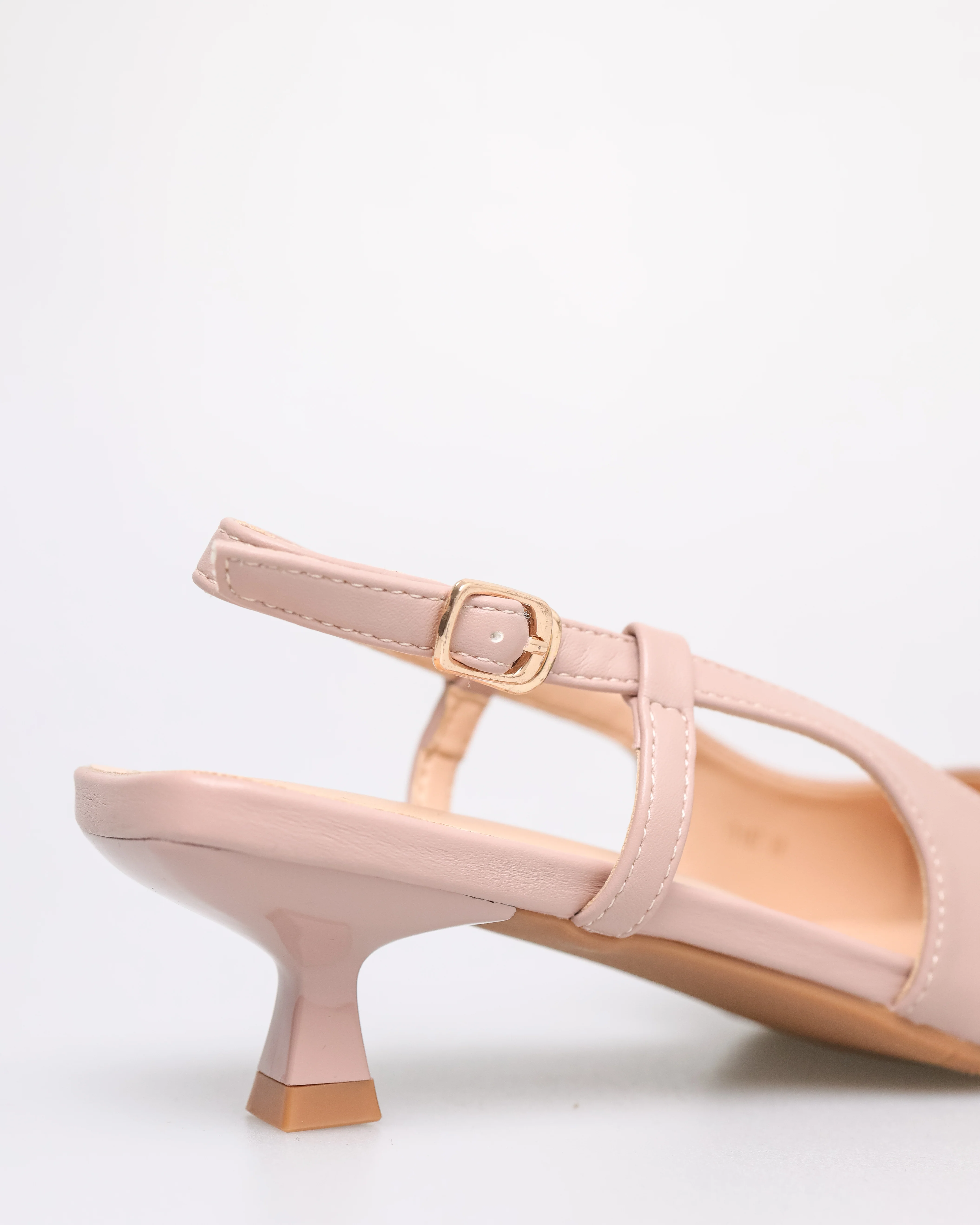 Tomaz YX167 Ladies Pointy Slingback Heels - Image 12