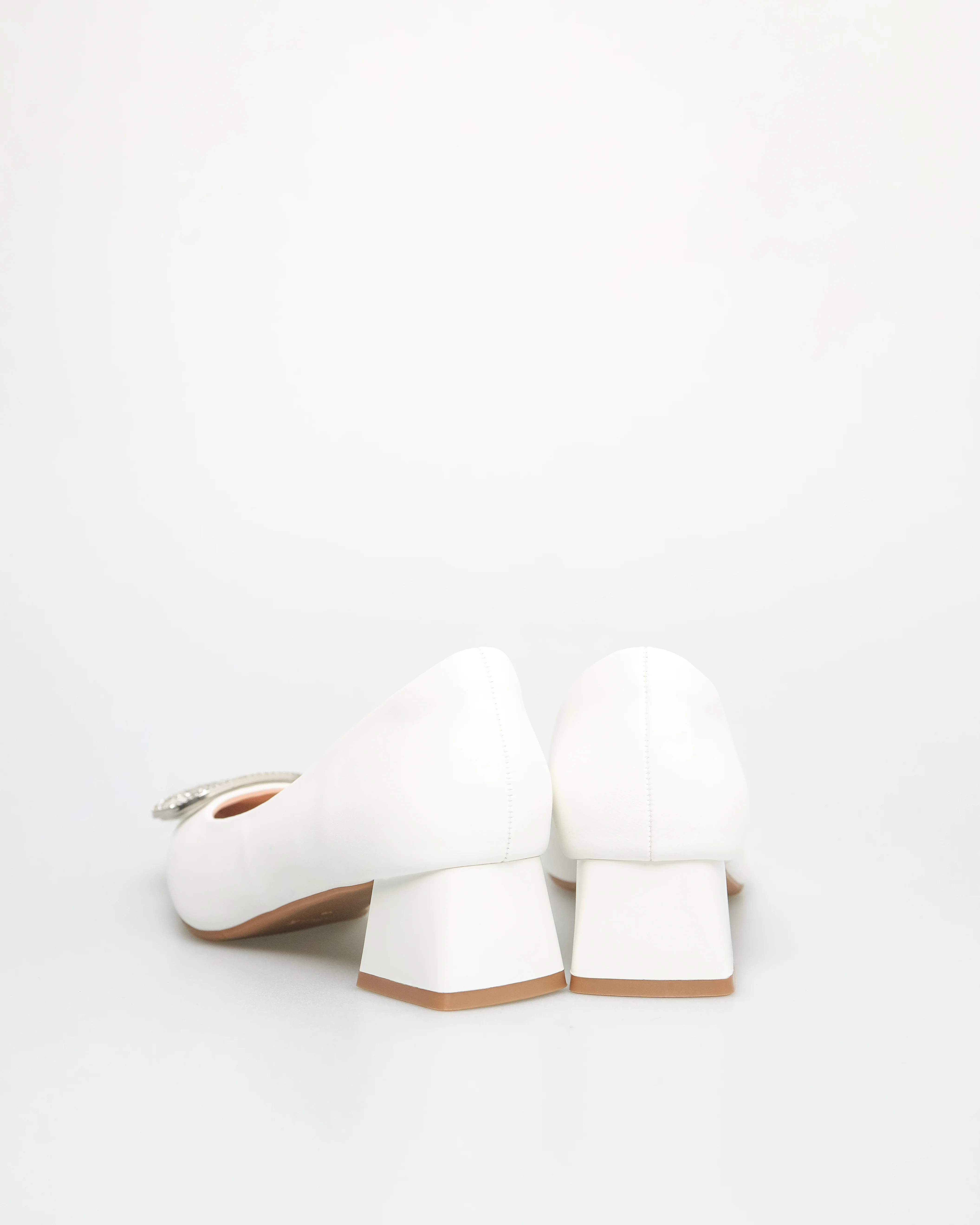 Tomaz YX172 Ladies Pointy Gemstone Heels - Image 3