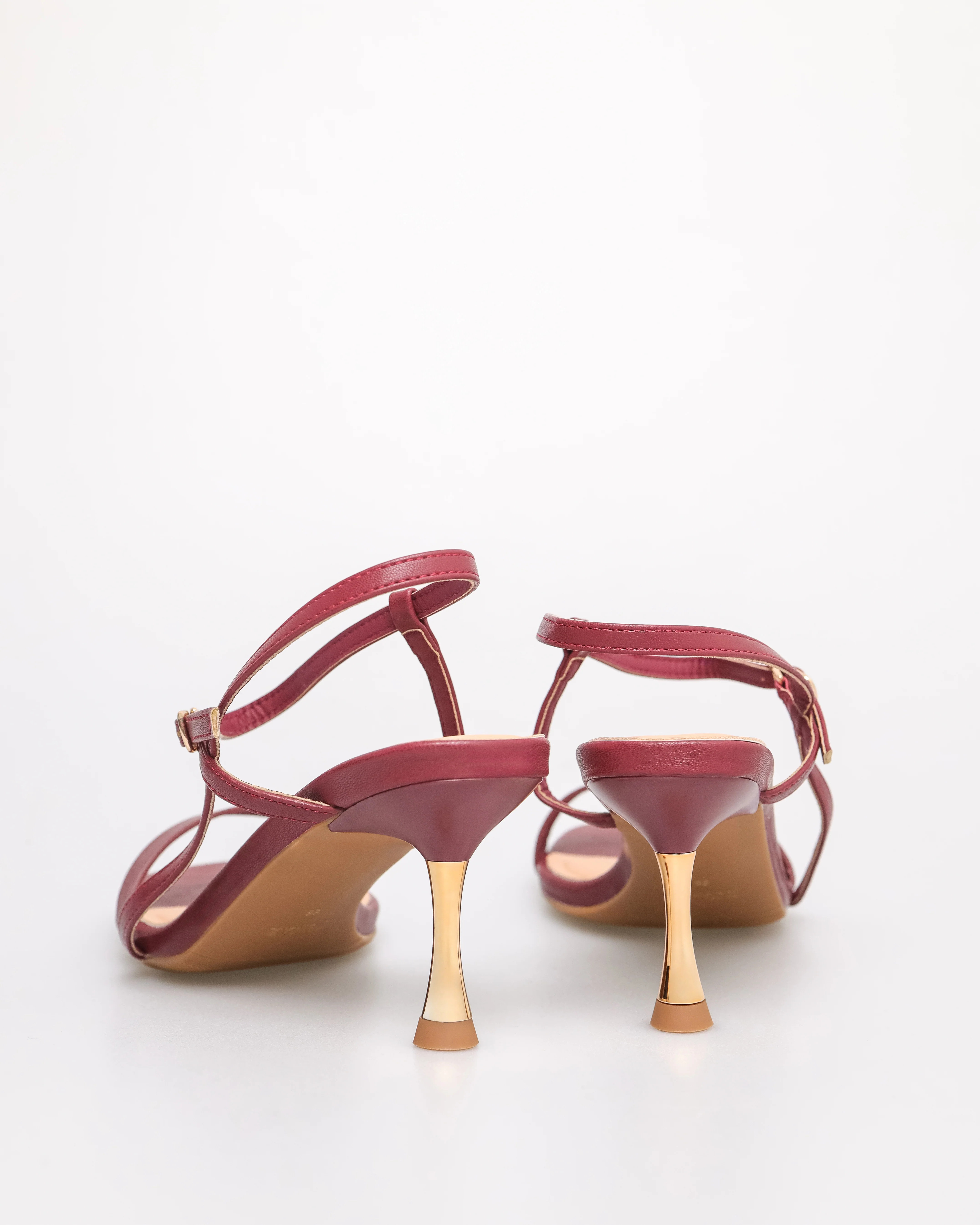 Tomaz YX175 Ladies Strappy Slingback Heels - Image 3