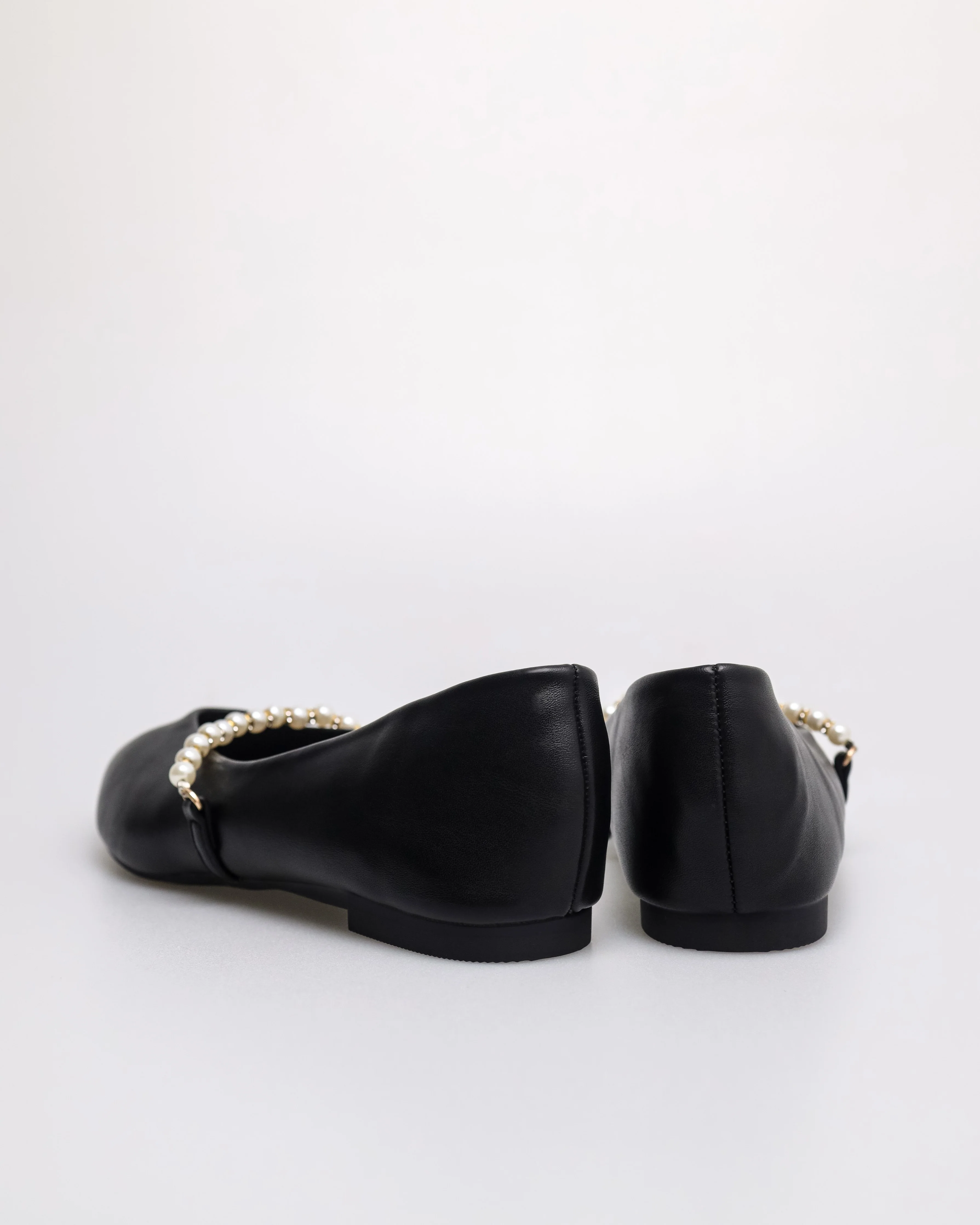 Tomaz YX193 Ladies Plain Pearl Flats - Image 11