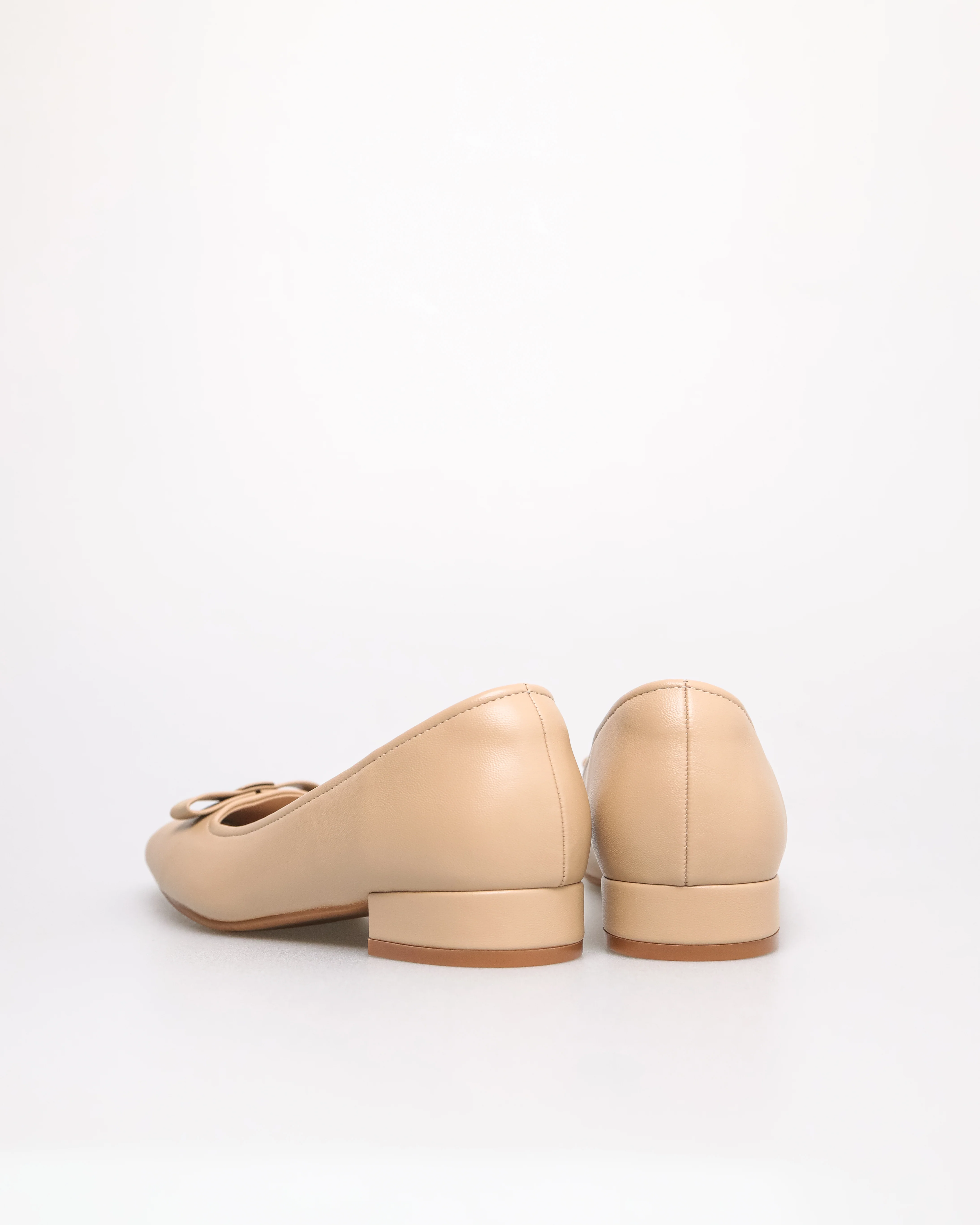 Tomaz YX198 Ladies Folded Ribbon Flats - Image 3