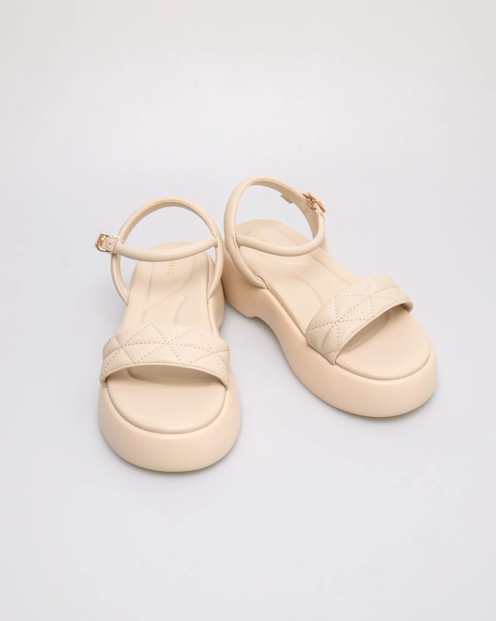 Tomaz YX228 Ladies Quilted Ankle Sandal - Image 2
