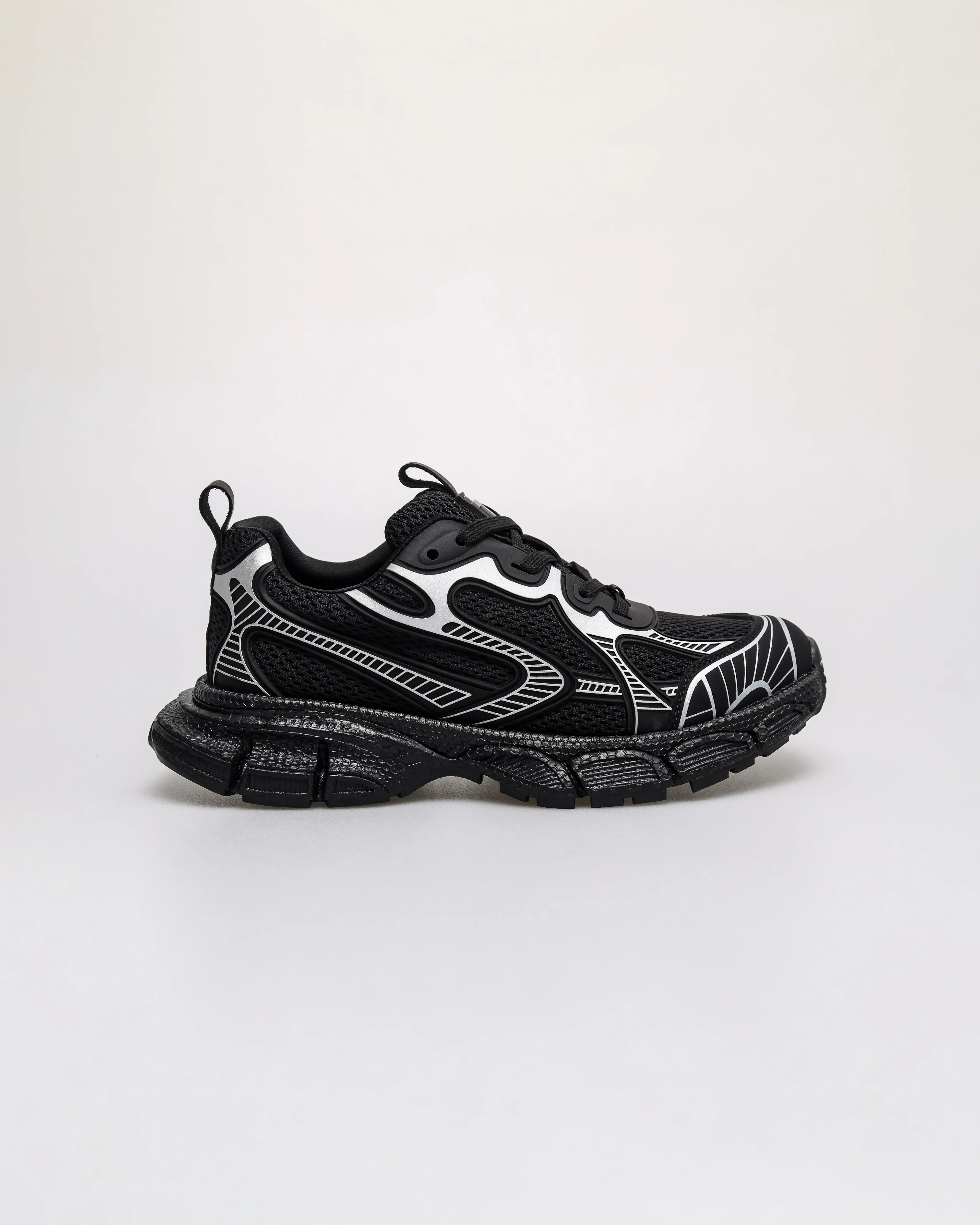 Turbo By Tomaz C695 Men's Pewter Chunky Sneakers