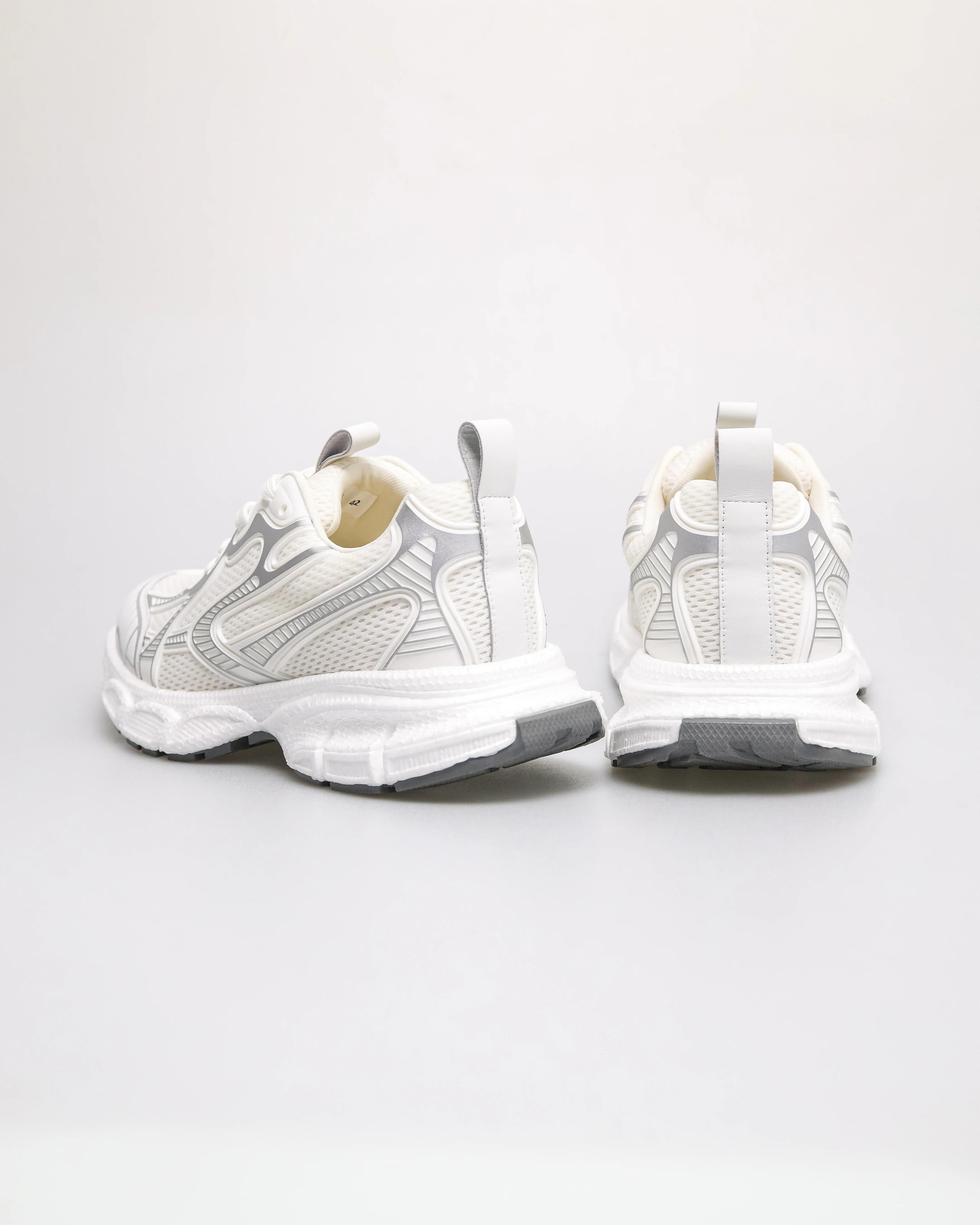 Turbo By Tomaz C695 Men's Pewter Chunky Sneakers - Image 7