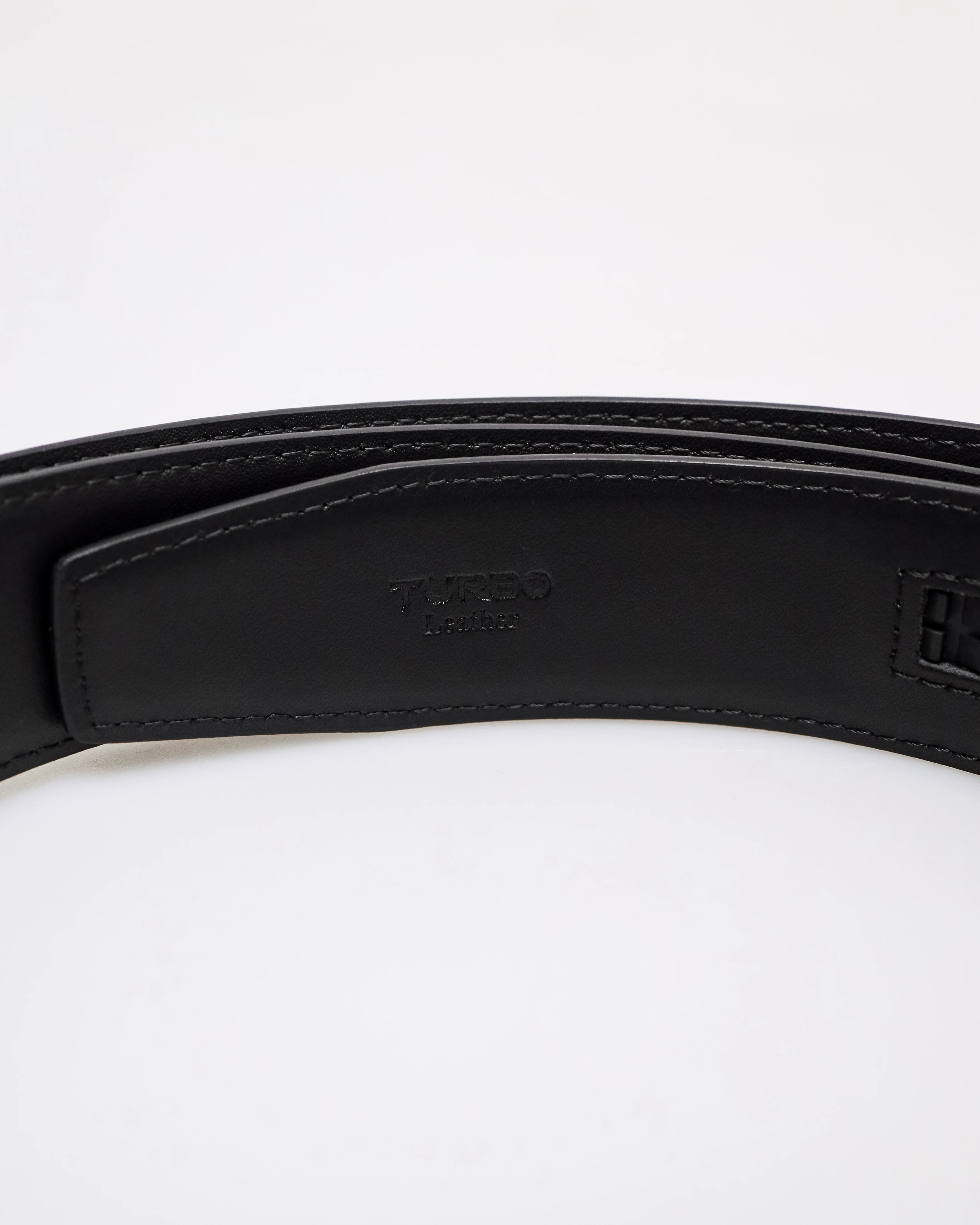 Turbo by Tomaz TB07 Men's Automatic Leather Belt - Image 2