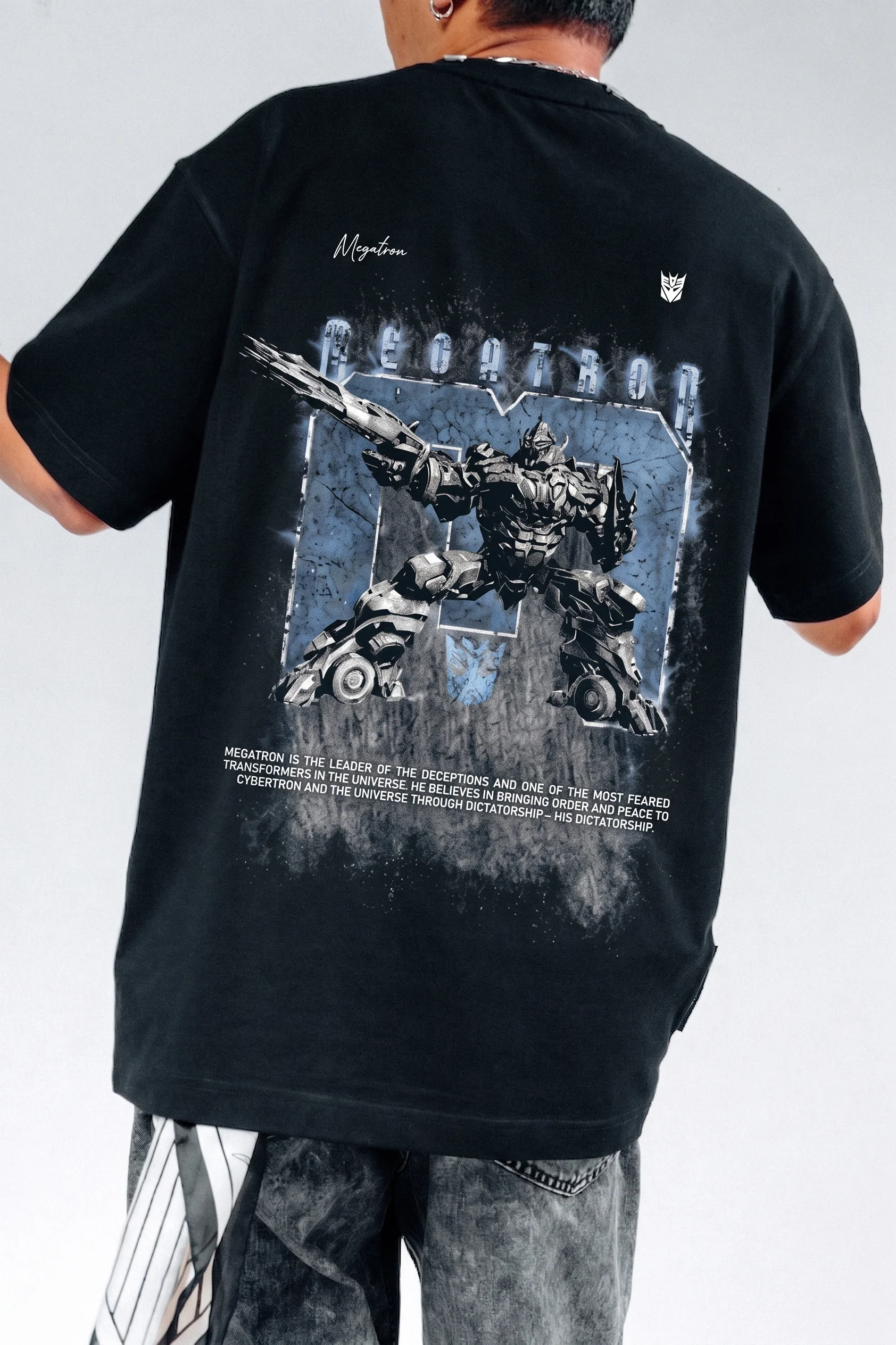 Turbo TRBC011 Transformer Megatron Oversize T-Shirt - Image 5