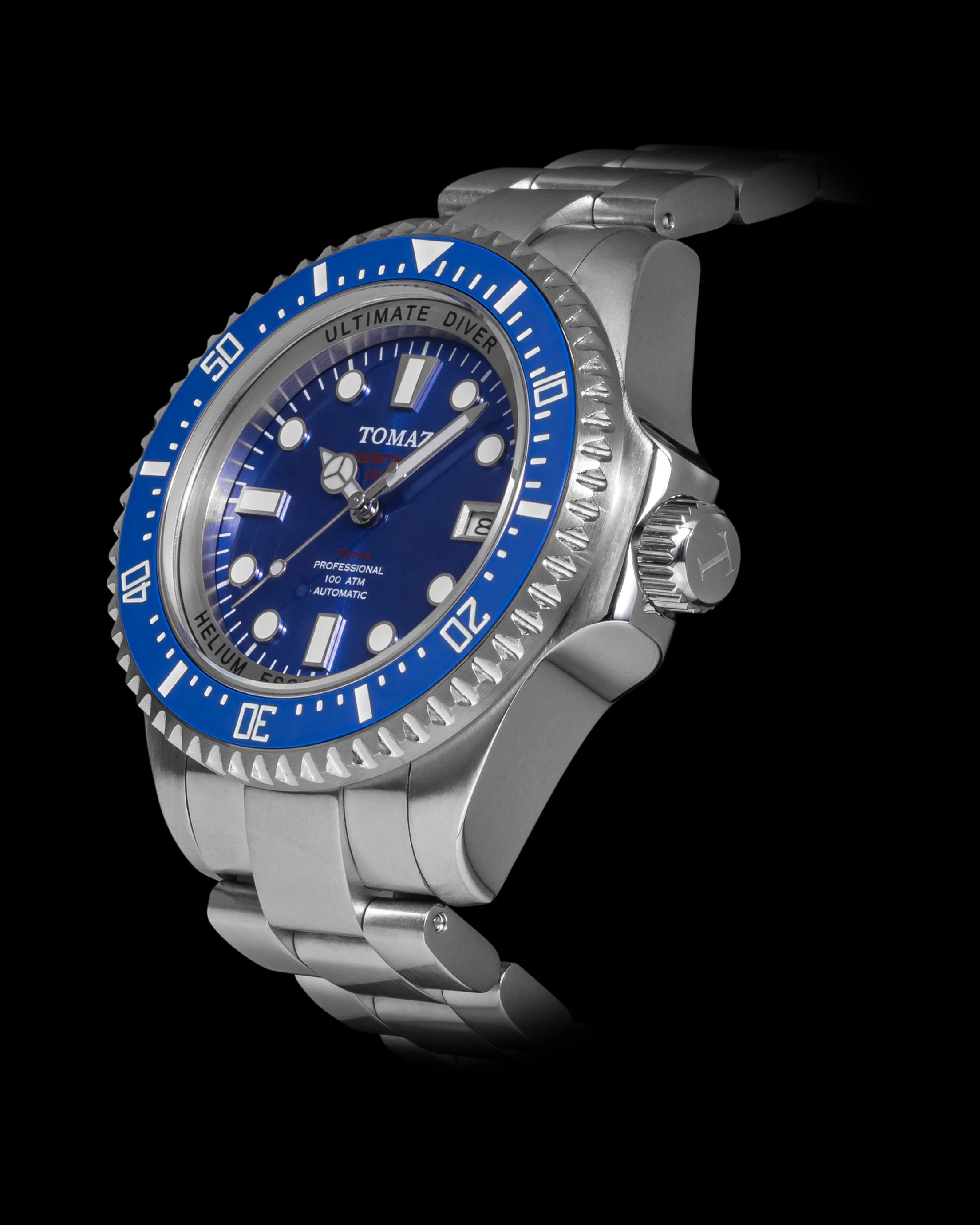 Ultimate Diver GR06B-D4 (Silver/Blue) Silver Stainless Steel - Image 2