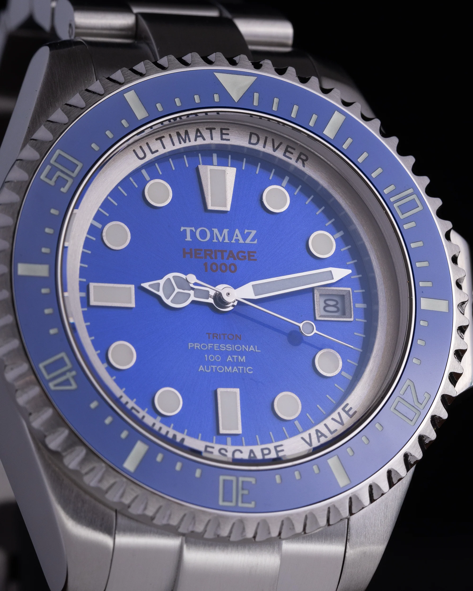 Ultimate Diver GR06B-D4 (Silver/Blue) Silver Stainless Steel - Image 3